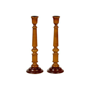 Mango Wooden Candlestick Holder Column Shape Natural Color Home Decoration <b>Taper</b> <b>Candle</b> Stand Lighting <b>Candle</b> <b>Taper</b> On Sale - Product Image 5