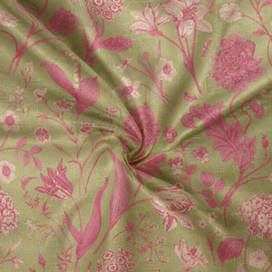 Tissu de Robe en Soie/Coton Mousseline Lurex Imprimé Numérique Tissé, Respirant, Anti-Bactérien, Séchage Rapide, Écologique et Biologique de Haute Qualité - Product Image 3