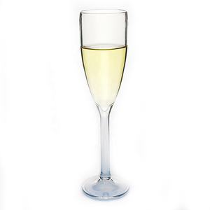Verre à champagne de camping en plastique transparent sans BPA - Product Image 3