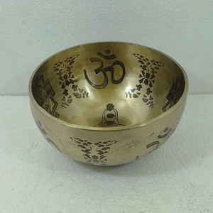 Cuenco Tibetano - Cuenco de Metal Pulido con Cojín y Martillo - Product Image 3