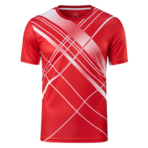 เสื้อฟุตบอลน้ำหนักเบาขายส่ง โพลีเอสเตอร์คุณภาพพรีเมียม รับผลิตแบบ OEM แบรนด์สินค้าตามสั่ง ผู้ผลิตชุดฟุตบอลแบบ Private Label ขายส่งจำนวนมาก - Product Image 3