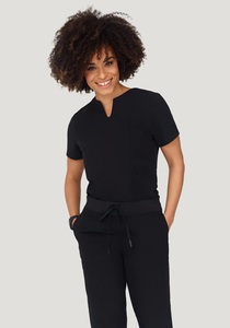 Blouse de laboratoire unisexe Sike personnalisée en coton et polyester tricoté, blanche, haute visibilité, à manches longues, pour médecins et uniformes d'hôpital - Product Image 3