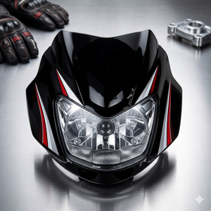 Carénage TVS Star Sports avec pare-brise en verre pour moto, panneau avant de carrosserie - Product Image 2