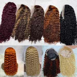 Promoción de $74 Letsfly, Pelucas de Cabello Humano 100% con Ondas de Agua, 13x4, 20 Pulgadas, Tamaño Completo y Buena Calidad, Color Negro # Color Rubio 613 - Product Image 5