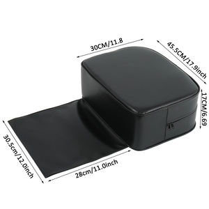 IKZARSA - Juego de Herramientas de Peluquería Profesionales de Plástico ABS Negro Resistente, Caja Organizadora para Recortadora de Cabello, Estuche Reciclable para Salón - Product Image 5