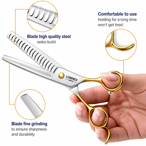 Premium Pet Grooming <b>Scissors</b> Set – Made from High-Quality Stainless Steel, Professional <b>Dog</b> & Cat Hair Cutting Kit with Case - Product Image 1