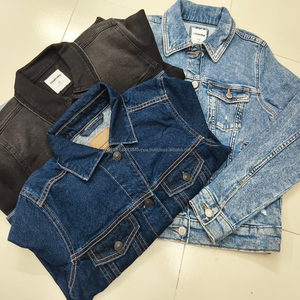 เสื้อแจ็คเก็ตยีนส์เชอร์ปา ผ้ายืด บังคลาเทศ ขายส่ง เสื้อผ้าฤดูหนาว เสื้อโค้ทผู้ชาย สต็อกคละแบบ ไซส์พลัส ไซส์ L แจ็คเก็ตยีนส์วินเทจ - Product Image 6