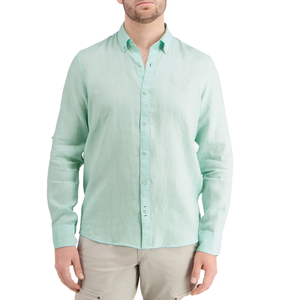 Camisa Casual Elegante de Manga Larga para Hombre, Transpirable, 100% Algodón, Ofrece Estilo, Funcionalidad y Artesanía de Alta Calidad - Product Image 5