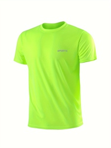 Mens <b>Polyester</b> <b>T</b> <b>Shirt</b> Lightweight Everyday Casual Short Sleeve Crew Neck Breathable Soft Fabric Regular Fit Comfortable Daily - Product Image 1