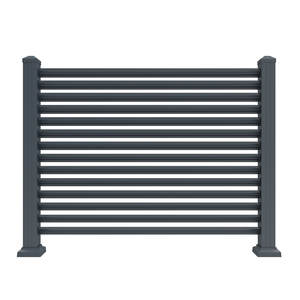 Panneau de clôture en aluminium thermolaqué série 6000 avec détails CNC et style décoratif - Product Image 4