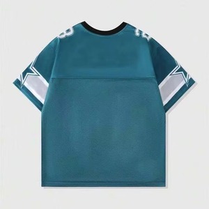 Oversized <b>Soccer</b> Jersey Custom Sublimation Football Shirt Vintage Team Wear Breathable Mesh Sports Jersey Custom Logo - Product Image 4