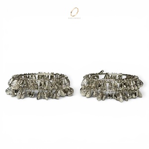 Trending Kashmiri Womens Oxidised Silver Plated Ghungroo Charm Jhumri Bangles Party Wedding Wear Indian Jewelry Wholesale - Product Image 4