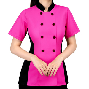 Top Trendy Design Restaurant Chef <b>Jacket</b> for Ladies Wholesale High Quality Oversized Plus Size Women Chef Coats - Product Image 2