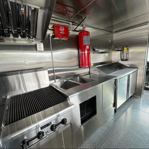 Camión de Comida Móvil en Venta, con Cocina Completa, Remolque Cuadrado, Remolque de Comida Móvil en Venta, Remolque Utilitario Cerrado de 8.5x20 - Product Image 6