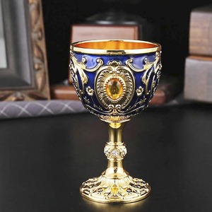 แก้วไวน์โลหะขัดเงาทรงสวยทันสมัย - Product Image 6