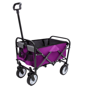 Carrello Pieghevole Minimeetall con Cinghie, Pratico Carrello da Spiaggia e per la Spesa, Leggero e Portatile per il Campeggio - Product Image 1