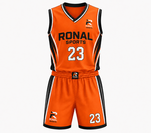 Conjunto de Uniforme de Baloncesto Sublimado Personalizado, Uniforme de Baloncesto Masculino Transpirable de Secado Rápido, Ropa de Equipo, Kit de Entrenamiento, OEM, ODM, Deportes - Product Image 1