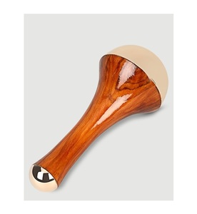 Masseur Guasha Kansa en forme ronde, double face, ayurvédique, combo baguette Kansa, masseur pour les pieds et le corps, prix moins cher - Product Image 2