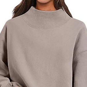 Sudadera Personalizada de Cuello Redondo, Unisex, de Forro Polar, Manga Larga, Transpirable, Ecológica, de Secado Rápido, Color Gris, Corte Regular - Product Image 2