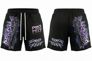 กางเกงขาสั้นผ้าฝ้ายคุณภาพสูงจากอเมริกา 100% พิมพ์ลายพัฟฟ์ แบรนด์ตามสั่ง ทรงหลวม แห้งเร็ว ระบายอากาศได้ดี สีตามสั่ง - Product Image 2