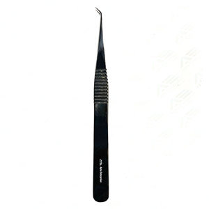 Professional Fiber Tip Lash Tweezers, Anti-Static Stainless Steel Tools Eyelash Extension Tweezers <b>Set</b> with Isolation <b>Box</b> - Product Image 1
