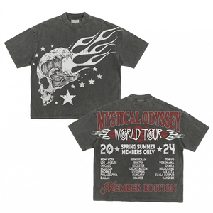 Camisetas de Corte Cuadrado para Hombre, de Alta Calidad, Tejido Grueso, Transpirables, de Algodón Estampado para Verano, OEM - Product Image 1