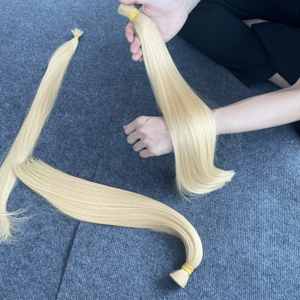 Extensiones de cabello humano liso con cutícula alineada suave virgen cruda a granel 8-40 pulgadas precio al por mayor - Product Image 4