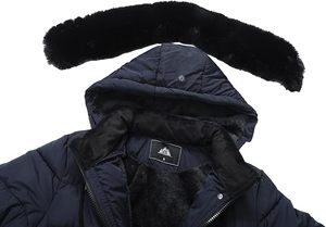 Women's Lightweight <b>Packable</b> Hooded Winter Quilted Puffer <b>Jacket</b> Detachable Sleeves Hat Zipper Closure Waterproof - Product Image 3