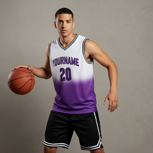 Maillot de basket-ball personnalisé sublimé respirant imprimé, best-seller, pour hommes, avec design unique, nom et numéros - Product Image 2