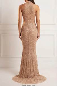 ชุดราตรีหรูหราประดับลูกปัดแบบผูกคอ ปี 2026 ชุดเดรสปาร์ตี้ทรงเมอร์เมดปักเลื่อมสั่งตัดระดับไฮเอนด์สำหรับผู้หญิง ชุดราตรีสำหรับงานทางการ - Product Image 4