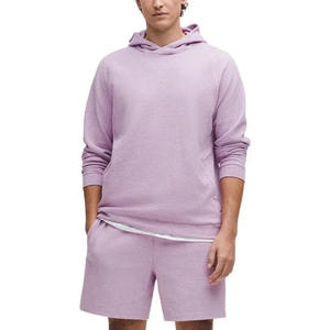 Conjunto Ligero y Transpirable para Verano, Ropa Casual de Calle, Gimnasio, Fitness, Uso Diario, Sudadera con Capucha para Hombre, Conjuntos Cortos, 100% Algodón - Product Image 3