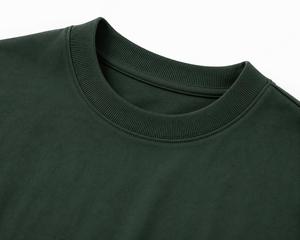 T-shirt décontracté pour homme, coupe ample, manches classiques, col rond, 100 % coton, tissu tricoté, anti-plis, respirant, longueur longue, personnalisable - Product Image 6