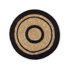 Robust Seagrass Placemats <b>Round</b> Woven Wicker <b>Table</b> <b>Mats</b> Natural Straw Chargers for High Traffic Dining Areas - Product Image 1