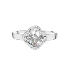 <b>925</b> Sterling <b>Silver</b> Emerald Cut 1.0ct VVS Cut Moissanite Signet Prong Setting Solitaire Engagement Custom Logo Wedding <b>Ring</b> - Product Image 3