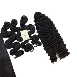 ผมต่อเป็นลอนแบบชาวพม่าธรรมชาติผมทอจากเวียดนาม - Product Image 1