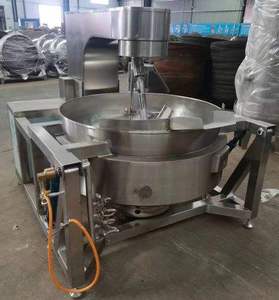 Stainless Steel Tilting Cooking Kettle Jacketed <b>Pan</b> Mixer Gas Sandwich Pot Food Processing Equipment - Product Image 5
