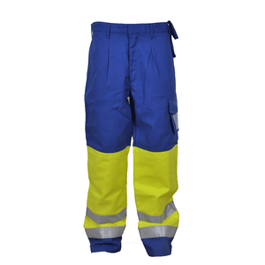 Pantalon de travail haute visibilité réfléchissant pour hommes, léger, respirant, multi-poches, pantalon cargo, vêtements de travail industriels OEM - Product Image 2