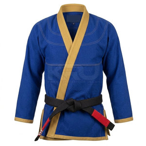Lightweight Breathable Bjj Uniform Martial Arts Wear Jiu Jitsu <b>Kimono</b> Comfortable Front Polyester/Cotton Training Suit Designed - Product Image 3