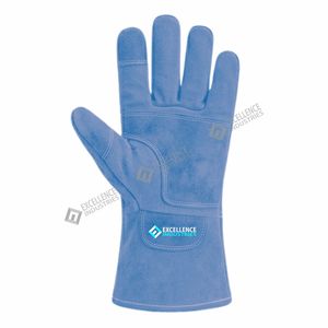 Heavy Duty Welding <b>Gloves</b> Heat Resistant Leather Safety <b>Gloves</b> for Industrial Construction and Metal Work - Product Image 4