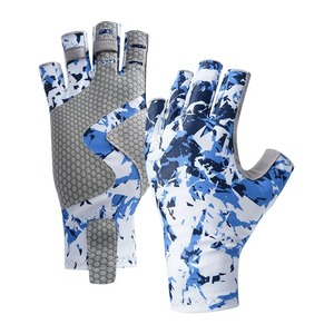 <b>Fingerless</b> UPF 50+ Fishing <b>Gloves</b> for Men and Women Quick Dry Camouflage Sun Protection Outdoor Fishing Activities Non-Slip - Product Image 6