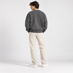 Pullover Sweatshirt Low MOQ <b>Mens</b> <b>Tops</b> Outdoor Side Zipper OEM ODM Regular Fit Split Hem Blank <b>Henley</b> Collar Sherpa Sweatshirt - Product Image 2