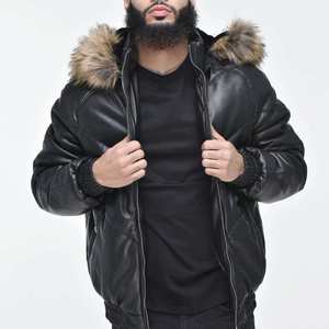 <b>SMART</b> SHINE ENTERPRISES <b>Men</b> Premium Leather <b>Jacket</b> Classic Full Zip Casual Soft Comfortable Durable Regular Fit Breathable Quick - Product Image 1