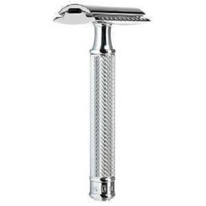 Gun <b>Black</b> Zinc Alloy Style Men's Beard Shaving Custom Barber Safety Razor Stainless Steel Double <b>Edge</b> Blade Razor - Product Image 2