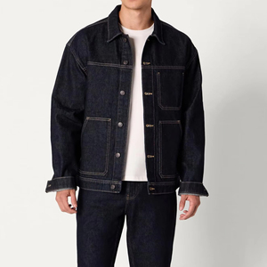 100% Cotton Made Breathable Material <b>Men</b> <b>Denim</b> <b>Jackets</b> / New Style Jeans <b>Jackets</b> With Custom Logo & Design Printed - Product Image 3