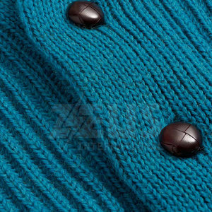Cardigan classique pour homme en mélange de coton et de laine, manches longues, tricot côtelé, boutons sur le devant, tissu doux, coupe classique, pour l'automne et l'hiver - Product Image 6