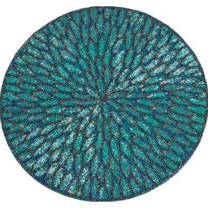 Luxury Decorative Embroidery Beaded <b>Placemat</b> <b>for</b> Wedding Party Dining <b>Table</b> Styling and Premium Home Decoration - Product Image 1