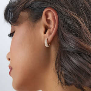 Pendientes de Aro con Moissanita en Forma de Lágrima de Oro de 14K, Clásicos de Plata de Ley 925 con Baño de Oro de 14K, Joyería Fina para Mujer, Pendientes de Moda - Product Image 2