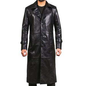 Top Best Quality <b>Men</b> Leather Coat Unisex Style Genuine Leather <b>Jacket</b> Unique Color Custom Branding Bulk Supplier Odm - Product Image 1