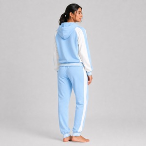 Vêtements d'été pour femmes, mode décontractée, ensembles de sport, 100% coton molletonné respirant, ensembles de sport 2 pièces pour femmes - Product Image 5
