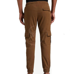 Pantalones cargo para hombre, elegantes y funcionales, con bolsillos con cremallera seguros y cordón ajustable a un precio razonable. - Product Image 2